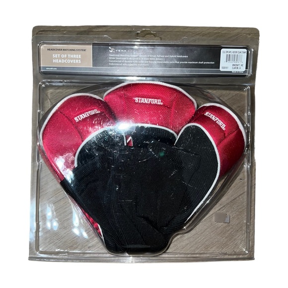 Team Effort NCAA 3-Piece Headcover Set - Stanford Cardinal - Picture 8 of 10